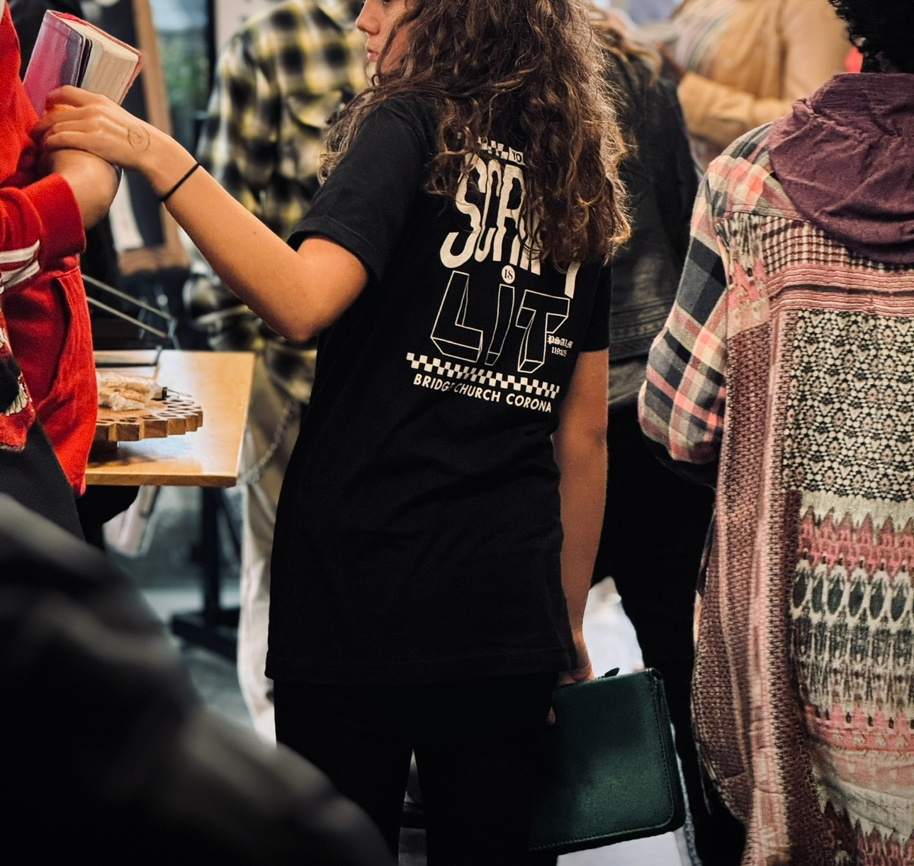 Teen participating in Youth Bridge at The Bridge Church.